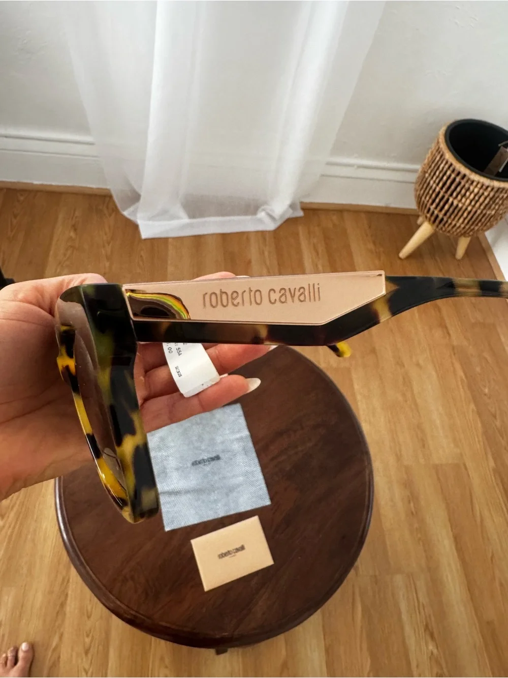 Roberto Cavalli Women’s Tortoiseshell Cat-Eye Sunglasses - Brown Lenses